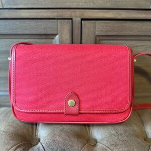 Boden Red Canvas Crossbody